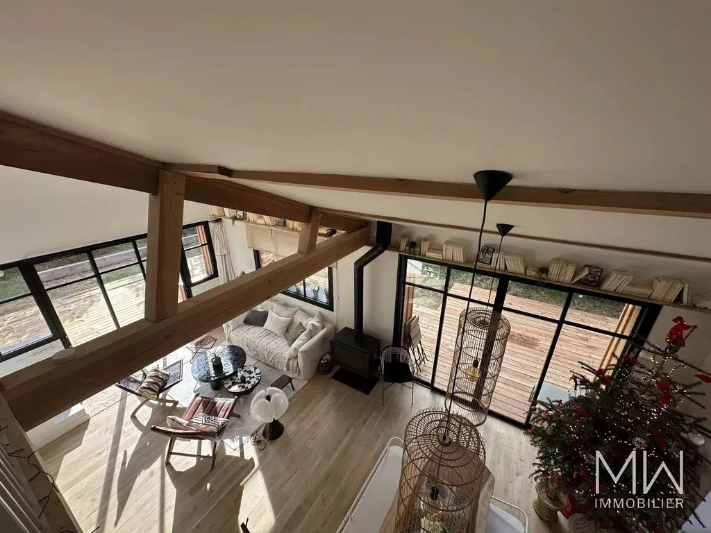 Living Room - Luxury Villa with Pool in Lège-Cap-Ferret