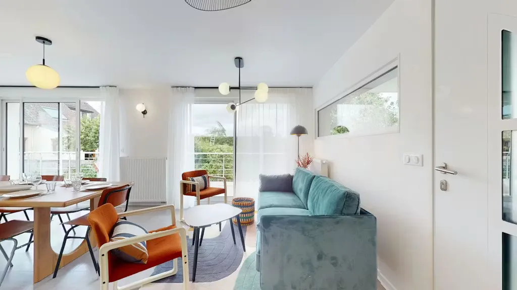 Salle à manger - Appartement Meublé avec Internet à Nanterre