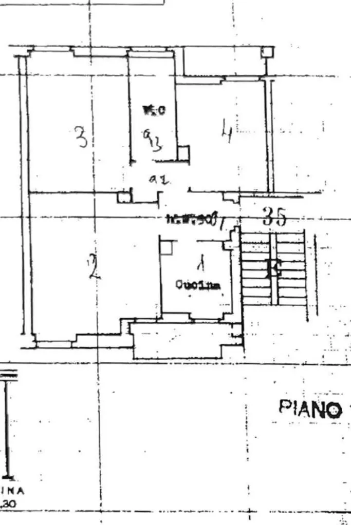 Plaan - 3-Room Apartment with Balcony in Vittuone
