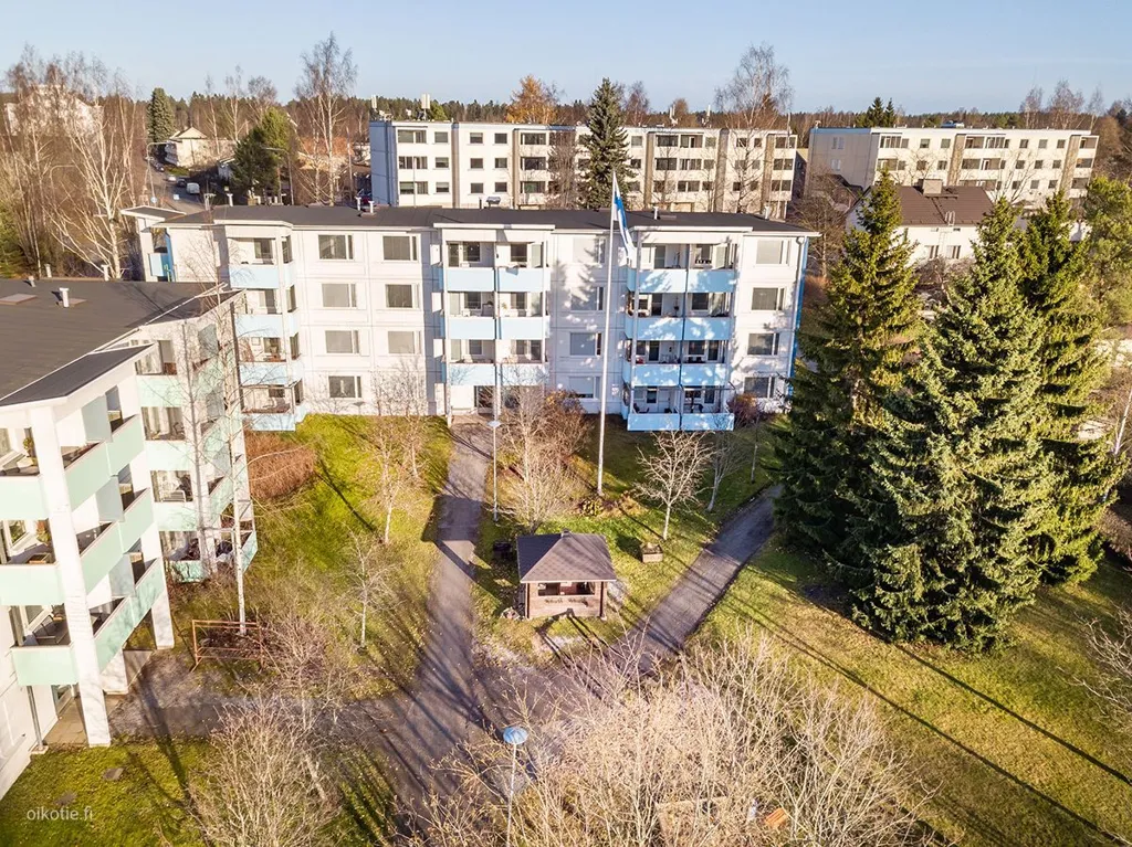 Vue aérienne - Modern Studio Flat Near Tampere University
