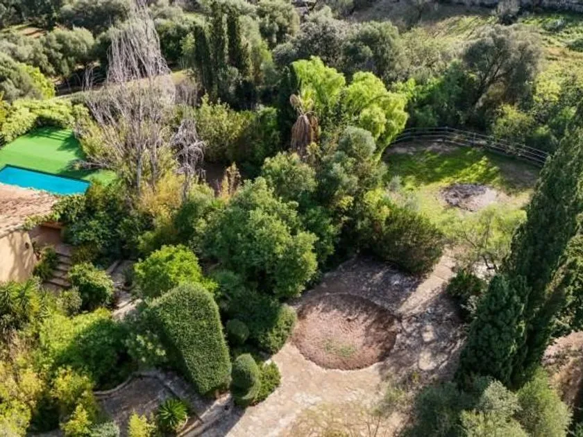 Vista aerea - Rustic Finca with Mountain Views in Inca