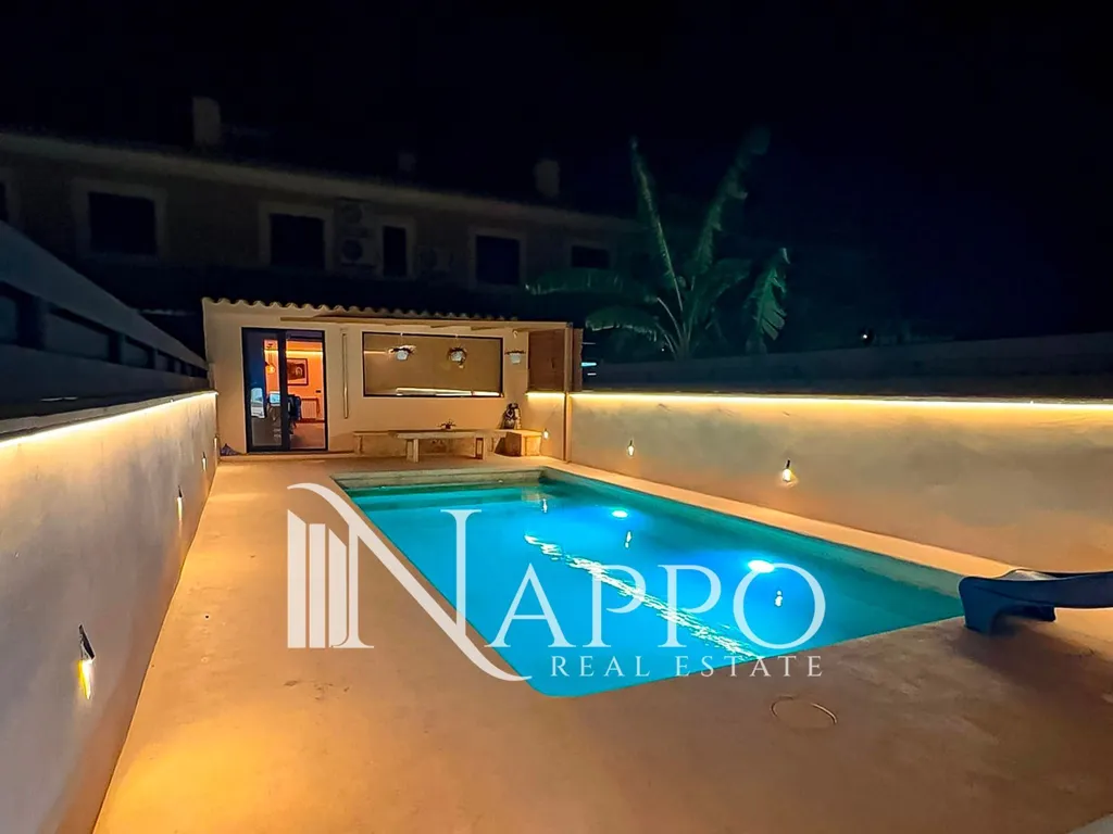 Piscine - Terraced House with Pool in Pòrtol