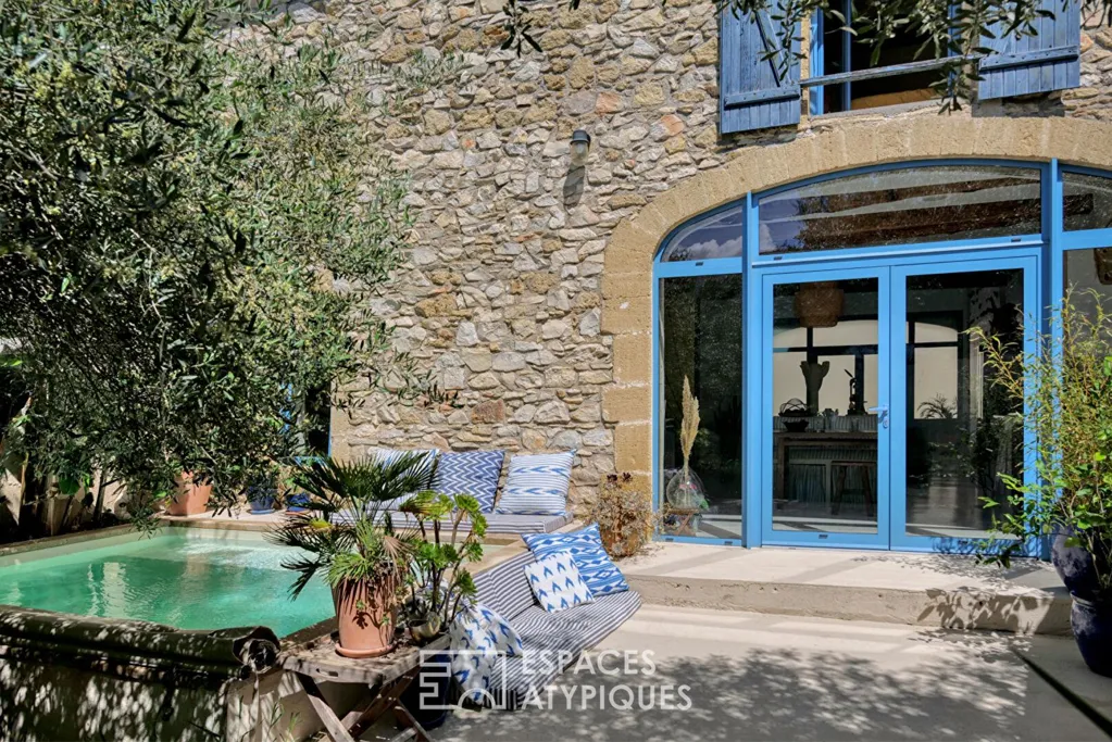 Bassein - Renovated Village House with Artistic Features in Codognan