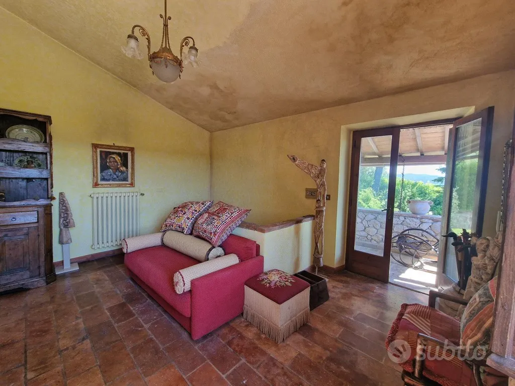 Elutuba - Rustic Stone Casale with Panoramic View in Umbria