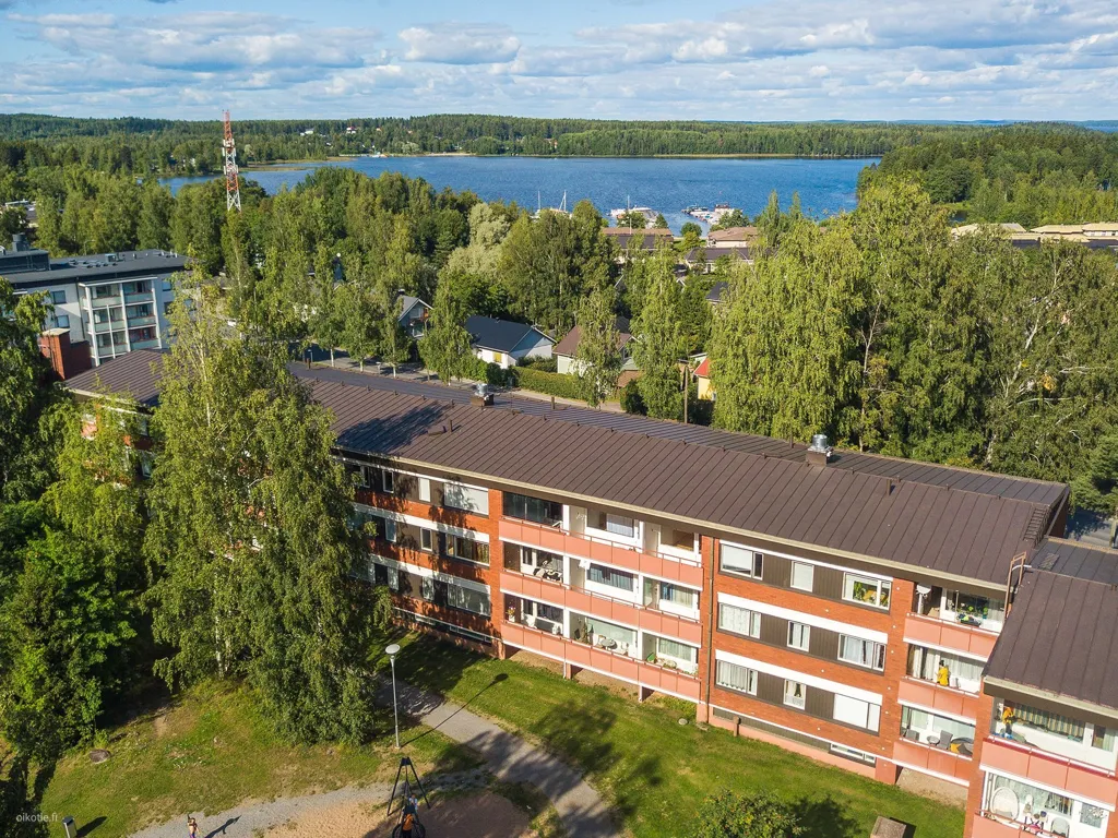 Õhuvaade - Apartment with Glazed Balcony in Pohtola