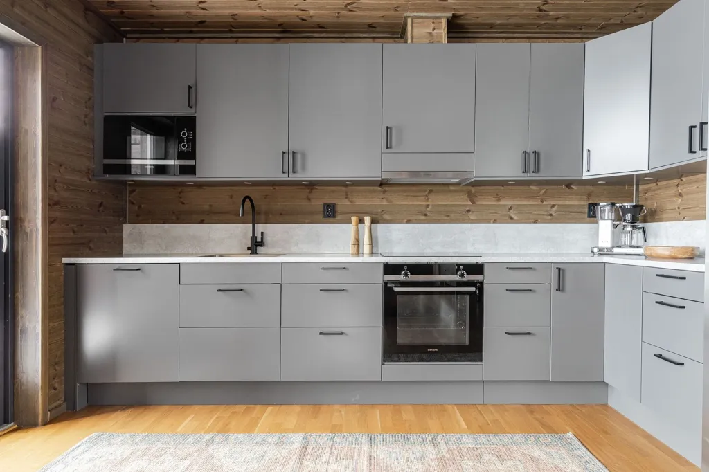 Köök - Duplex Apartment with Mountain View in Storhogna