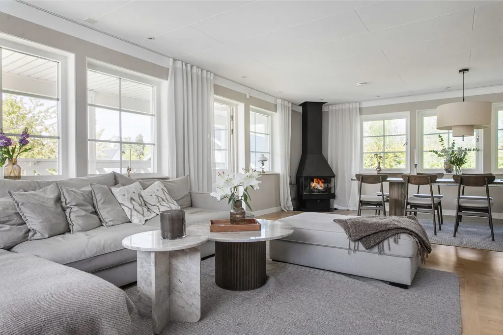 Séjour - Modern Villa with Pool in Northern Lännersta