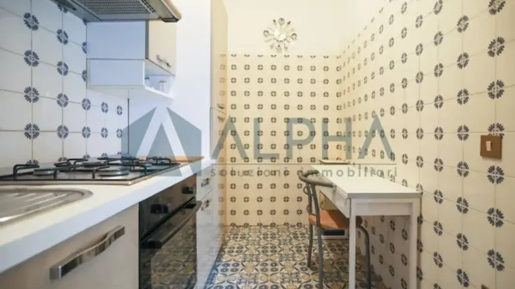 Cuisine - Rearranged Apartment with Balcony in Cesena