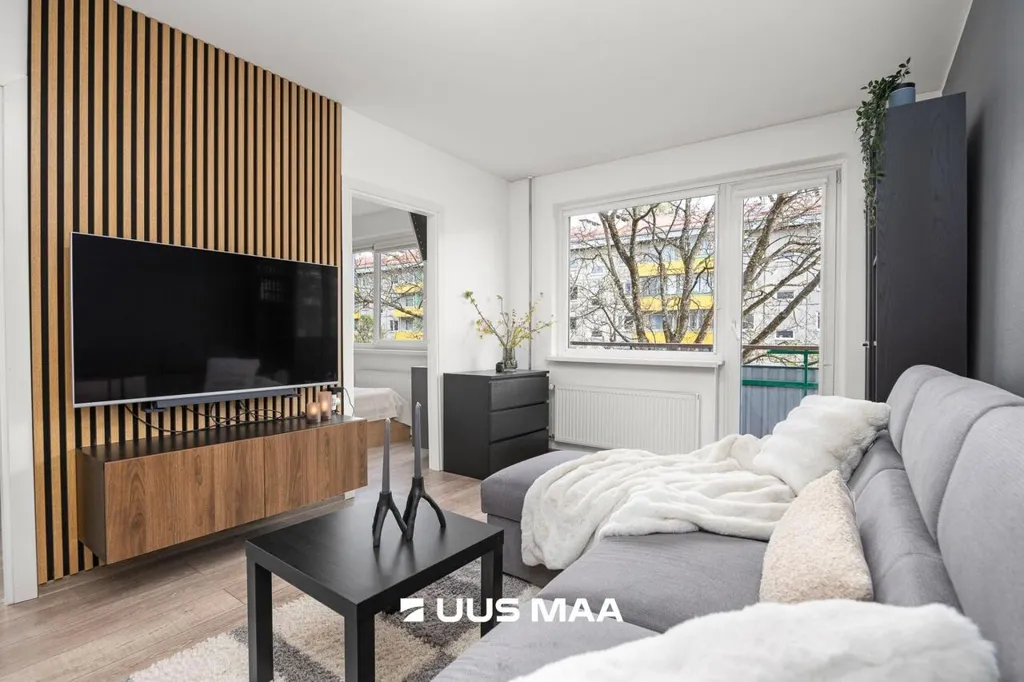 Soggiorno - Remodelled Apartment in Mustamäe, Tallinn