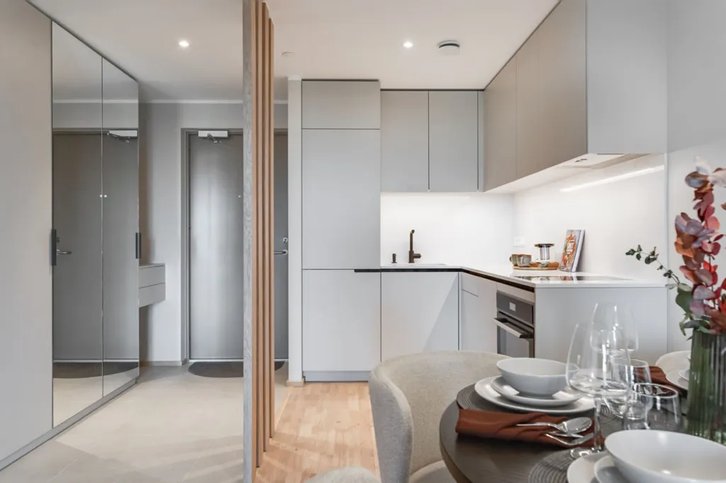 Köök - Apartment with EV Charging in Maardu