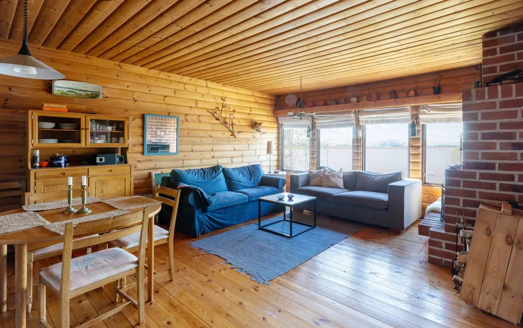 Séjour - Cottage with River View in Tärnsjö