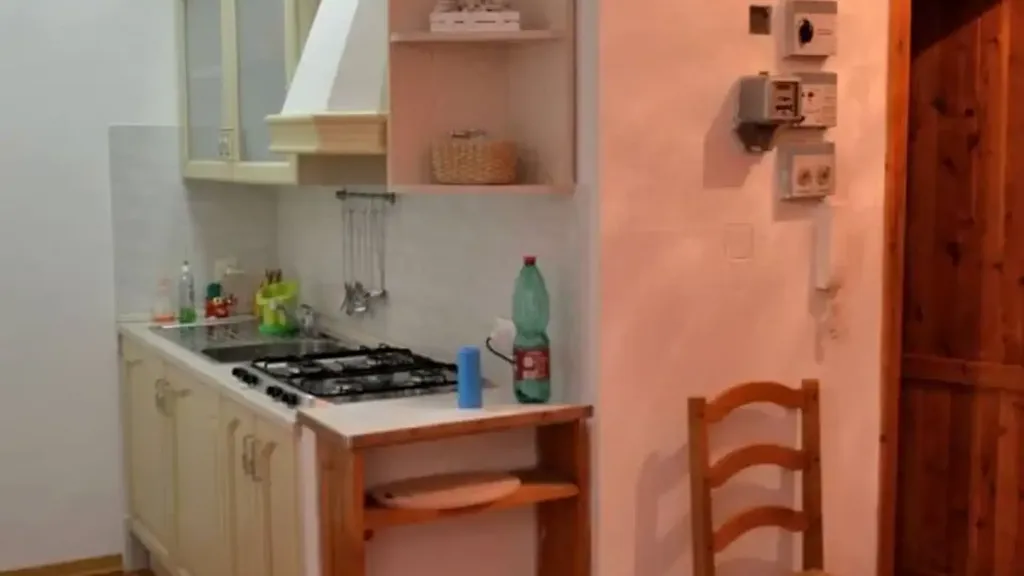 Köök - Ground Floor Apartment with Fireplace in Ovindoli