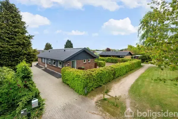 Vue aérienne - Renovated Villa with Garden in Grindsted