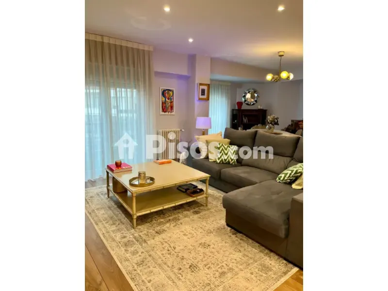 Living Room - Modern Flat with Balcony in León