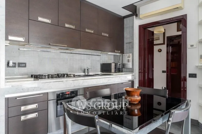 Kitchen - Modern Bilocale with Balcony in Monza