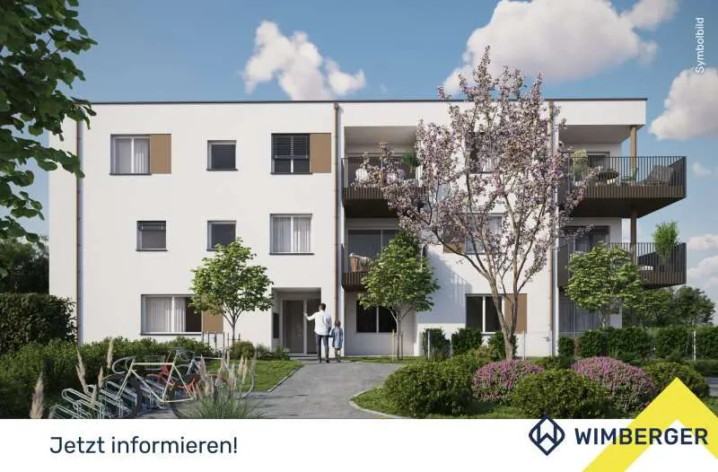 Außenansicht - Eigentumswohnung mit Garten in ruhiger Siedlung