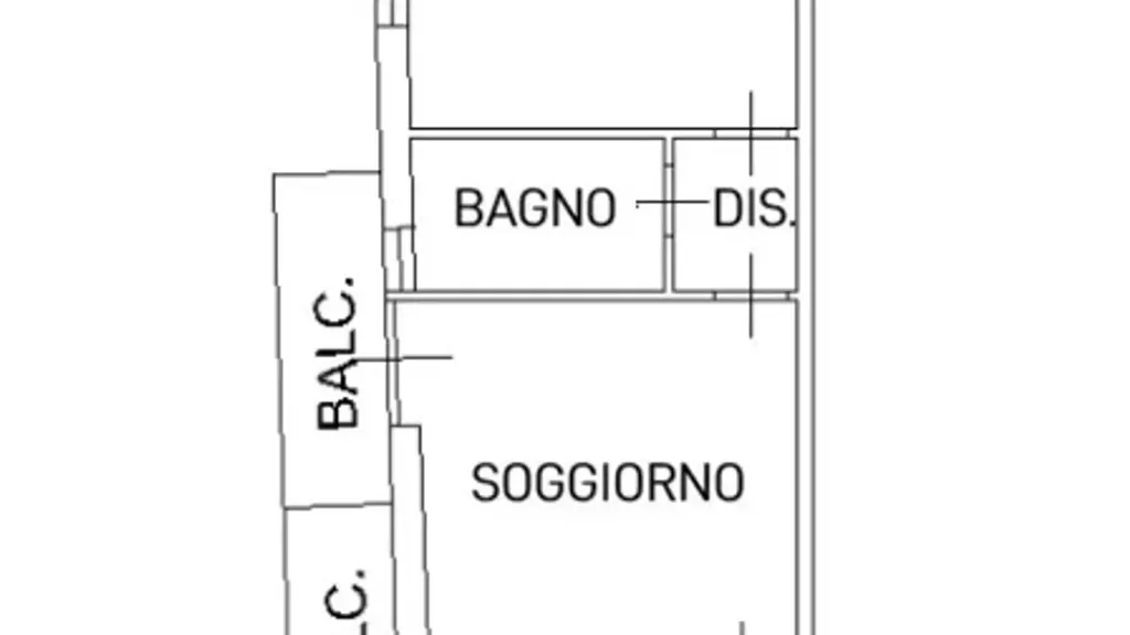 Plaan - Rustic-Style Flat with Balcony in Legnano
