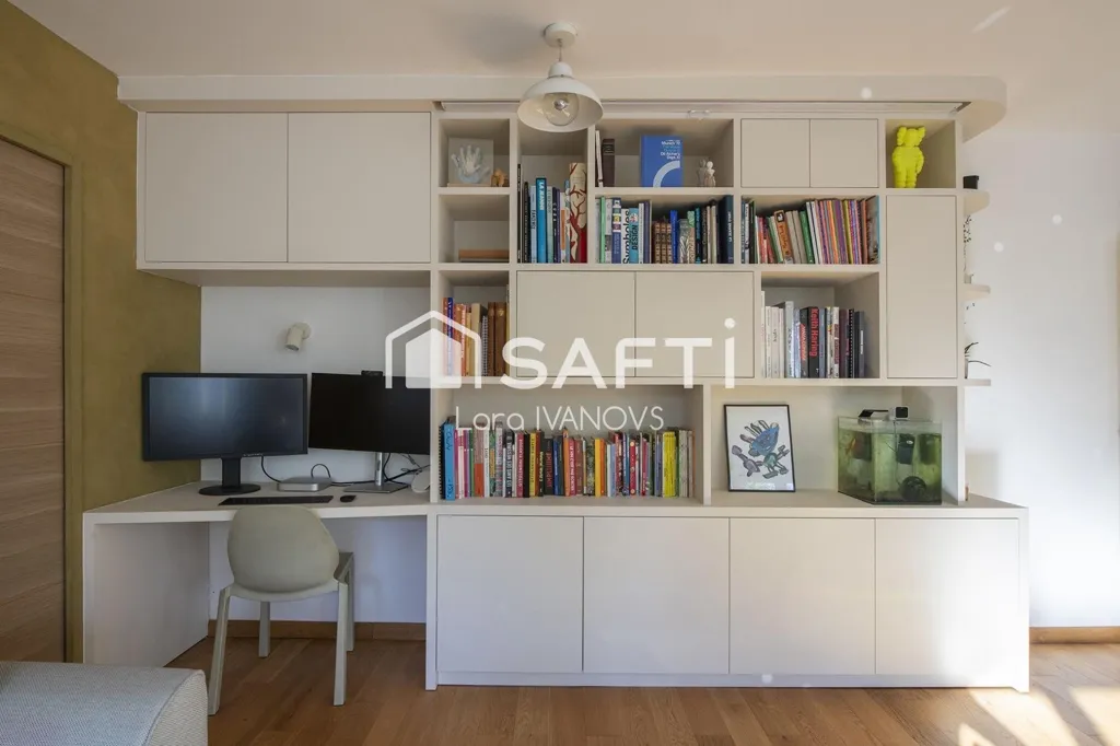 Bureau - Appartement Rénové avec Vue Dégagée près du RER A