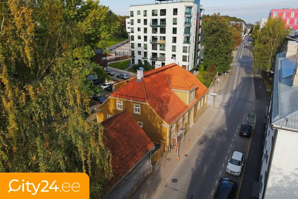 Õhuvaade - Modernised Flat with Terrace in Tartu City Centre