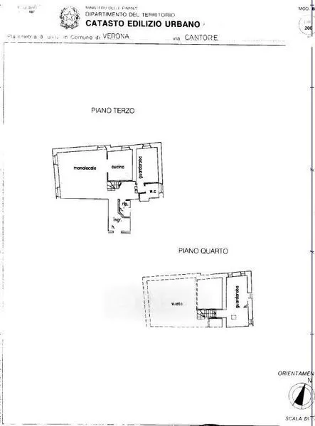 Plan - Two-Level Apartment with Parking in Verona Centre