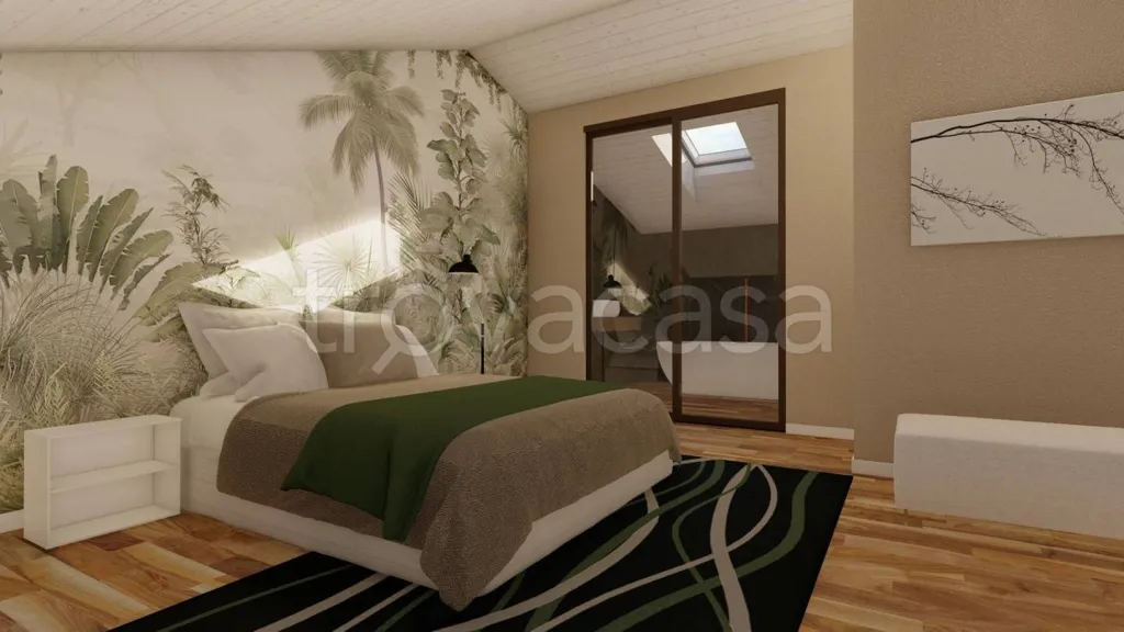 Retrofitted Mansard Apartment with Balcony in Bra