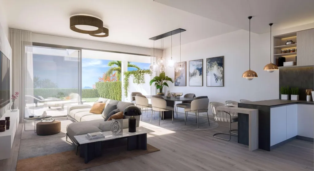 Séjour - Terraced House with Sea Views in Manilva