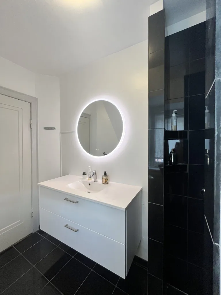 Salles de bain - Furnished Penthouse with Views in Gentofte