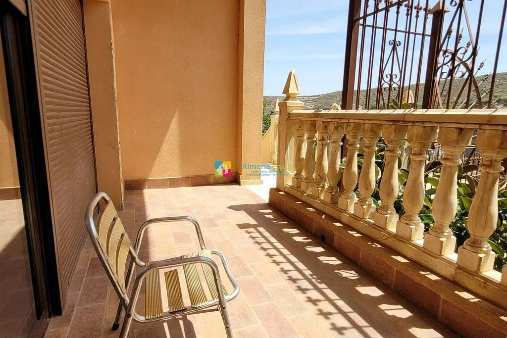 Balcony - Chalet with Pool and Terrace in Cantoria