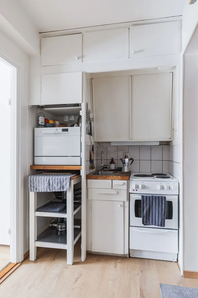 Köök - Efficient Apartment with Inner Garden in Uppsala