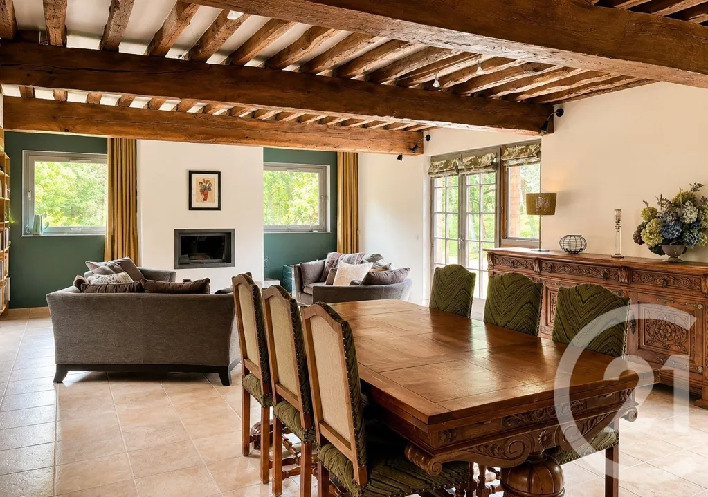 Salle à manger - Maison avec Parc de 1,2 Hectare près de Lisieux
