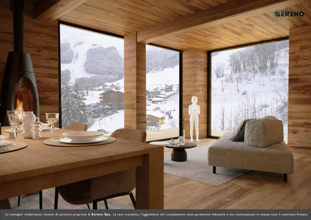 Söögituba - Luxury Chalet with Ski Access in Limone Piemonte