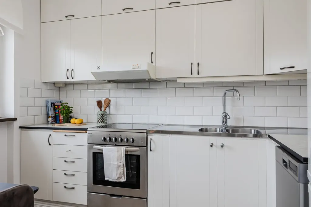 Cucina - Apartment with Balcony in Enköping