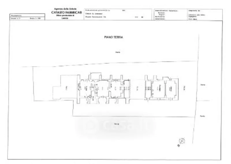 Plan - Historic Villa with Private Church in Arnesano