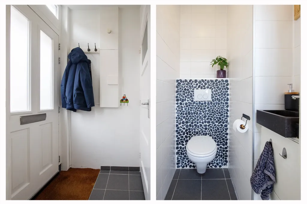 Salles de bain - Modernised Townhouse with Rooftop Space in Gouda