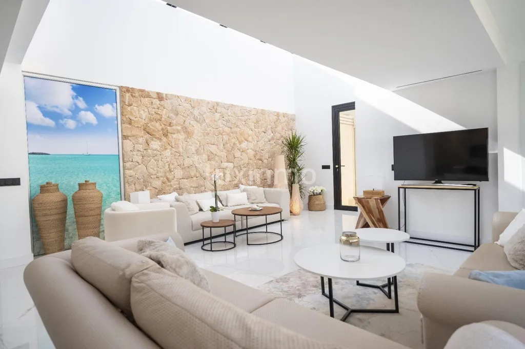 Séjour - Penthouse Flat with Sea Views in Ibiza