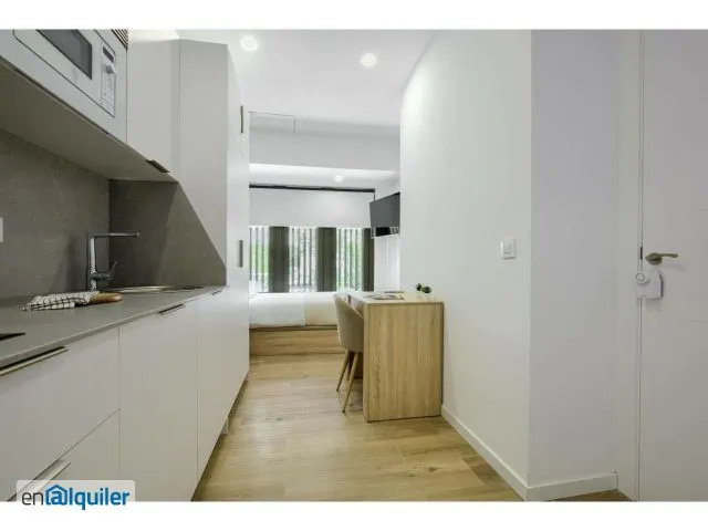 Cuisine - Coliving Studio with Kitchen in Chamberí