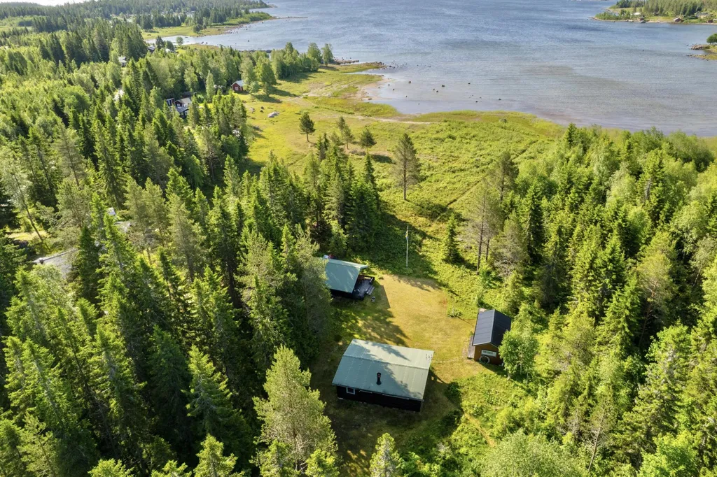 Vue aérienne - Villa with Sea View in Bastuviken, Blacke