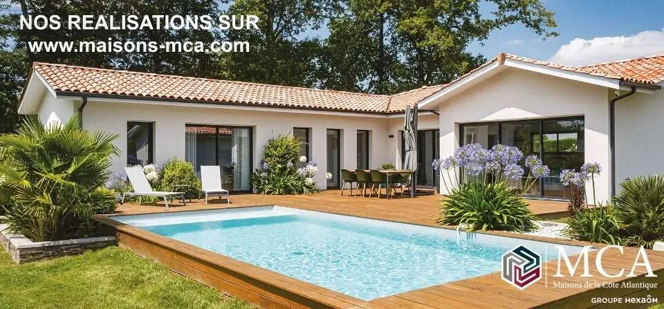 Pool - 561 m² Plot in Labouheyre