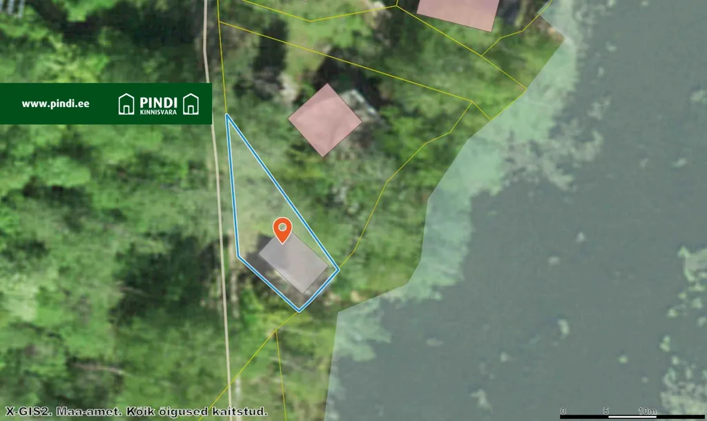 Vue aérienne - Cottage with Pool and Sauna by Narva River