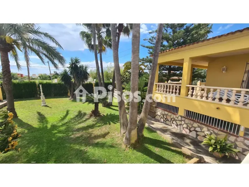 Garden - Chalet with Private Pool near Platja D'Oliva