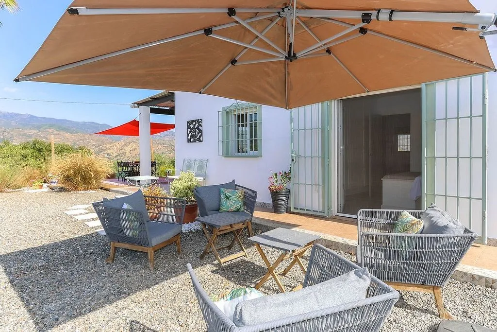 Terrasse - Rustic House with Pool in Tolox