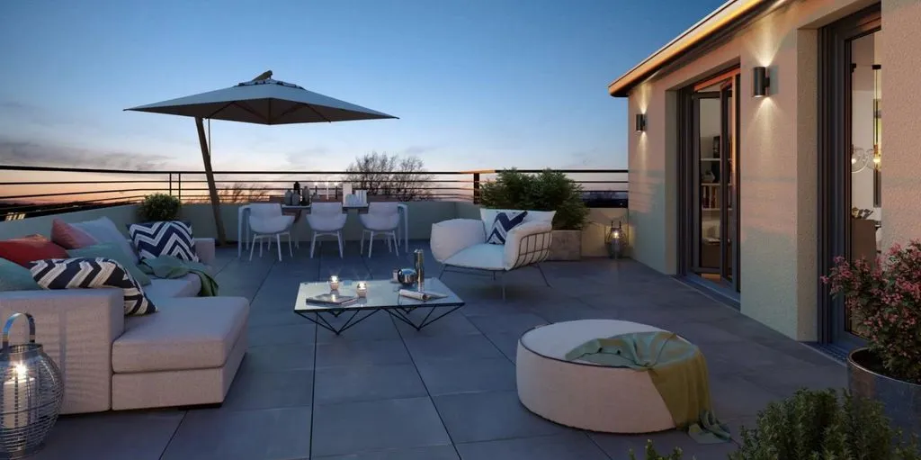 Terrass - Luxury Flat with East Terrace in Le Plessis-Robinson