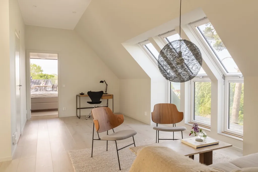 Soggiorno - Architectural Villa with Sea View in Vik