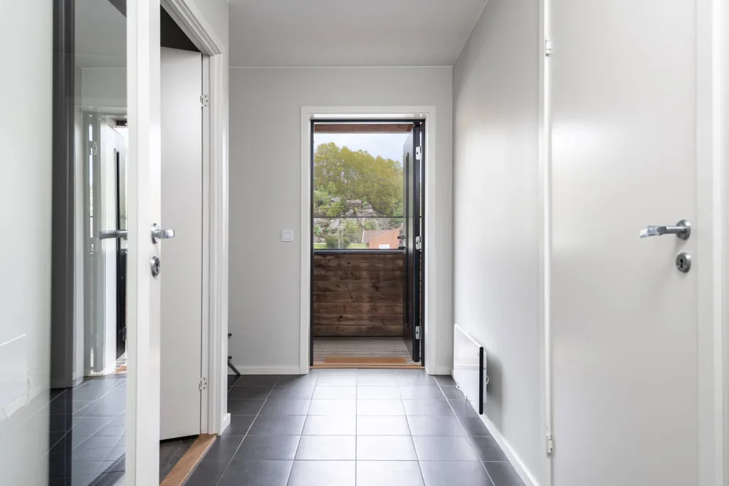 Entrée - Modern Flat with South Terrace in Hannestad