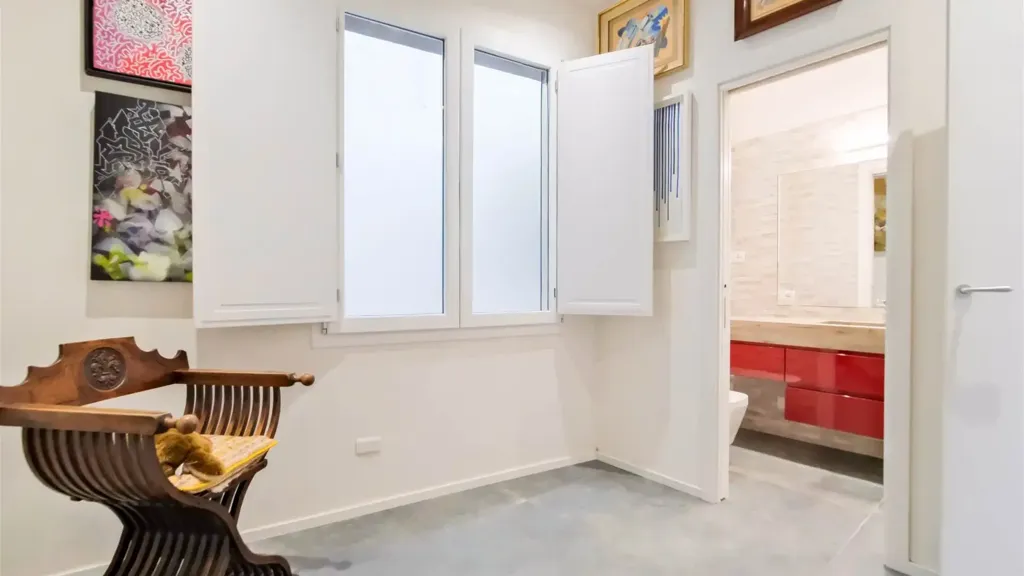 Salles de bain - Rustic-Style Apartment with Historic View in Florence