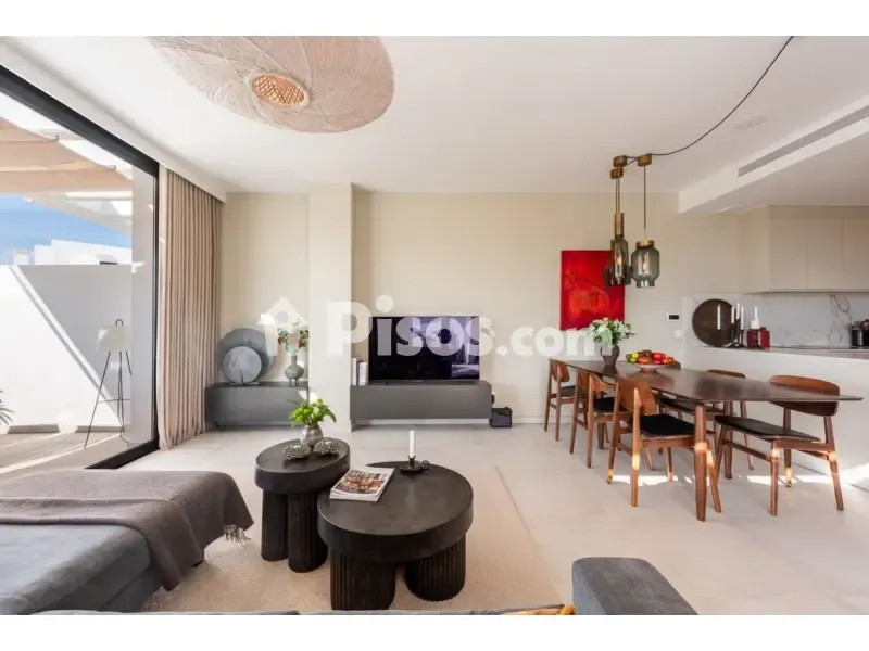 Séjour - Luxury Duplex with Sea Views in Estepona