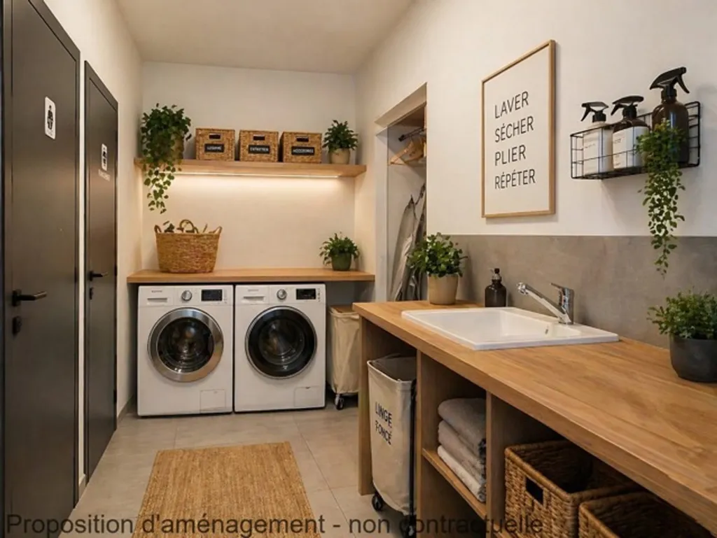 Utility Room - Contemporary House with Terrace in Donceel