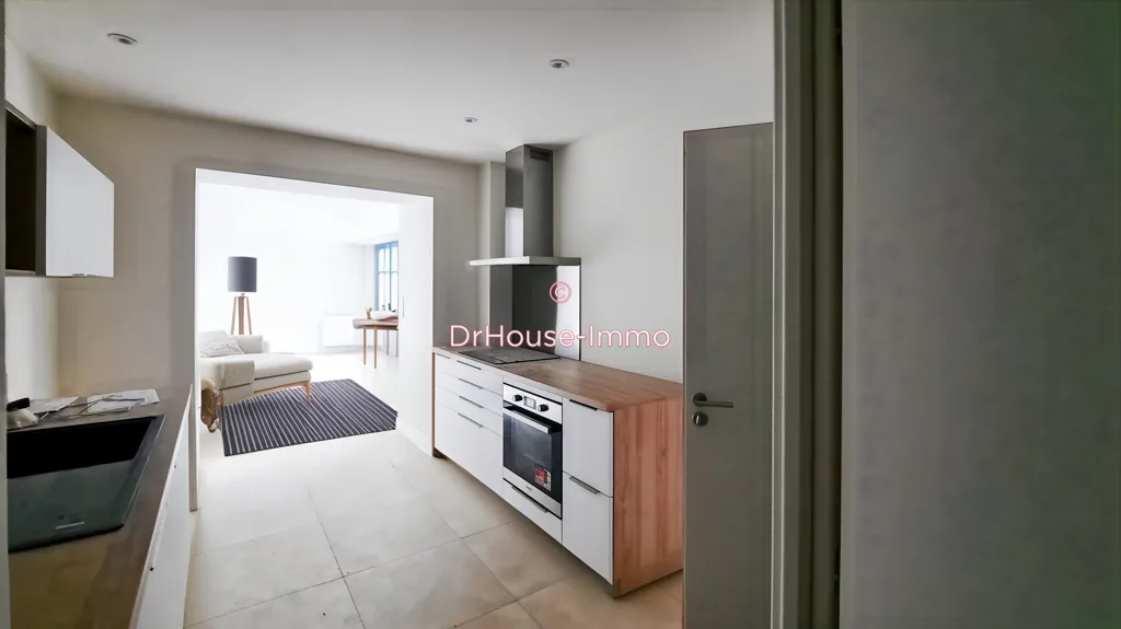 Köök - Renovated Flat with Terrace in Sainte-Anne d'Auray