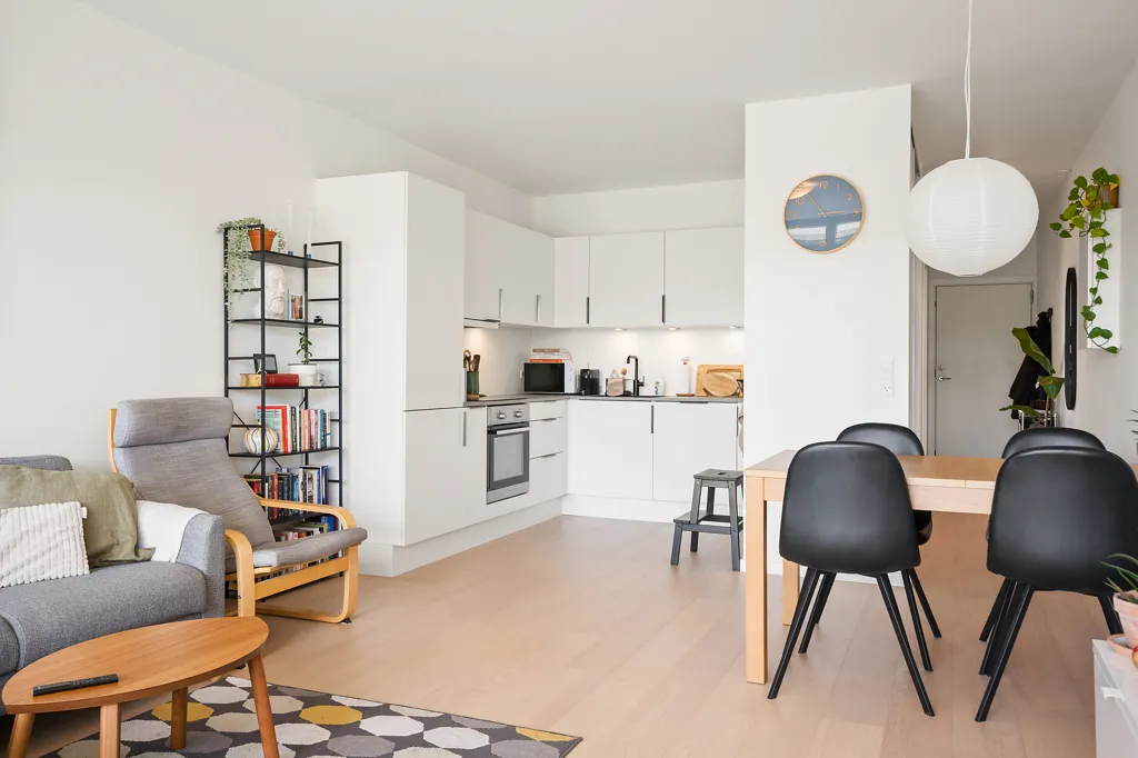 Séjour - 2-Bed Apartment with Terrace in Vanløse