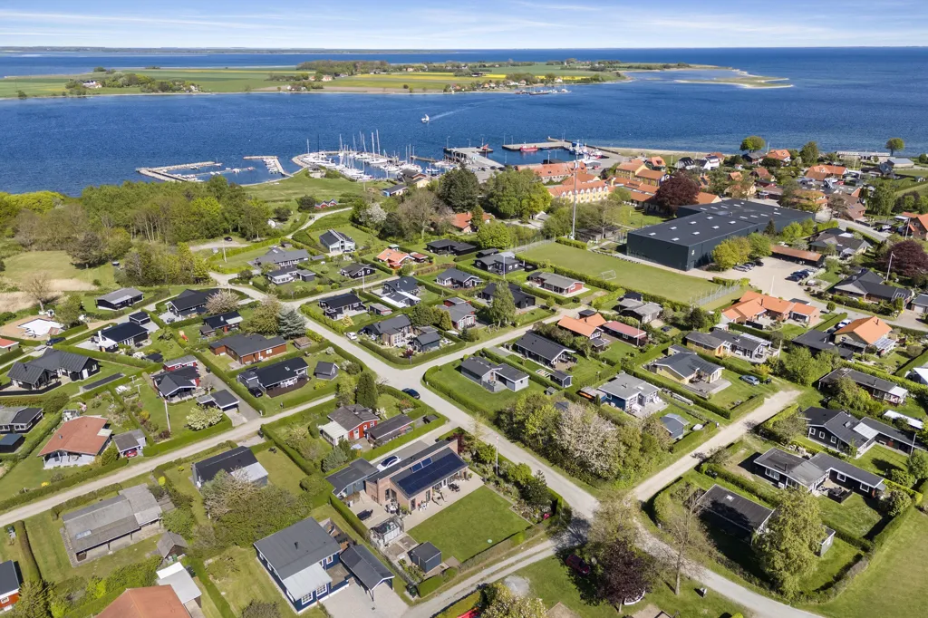 Aerial - Modern Luxury Villa with Spa in Juelsminde